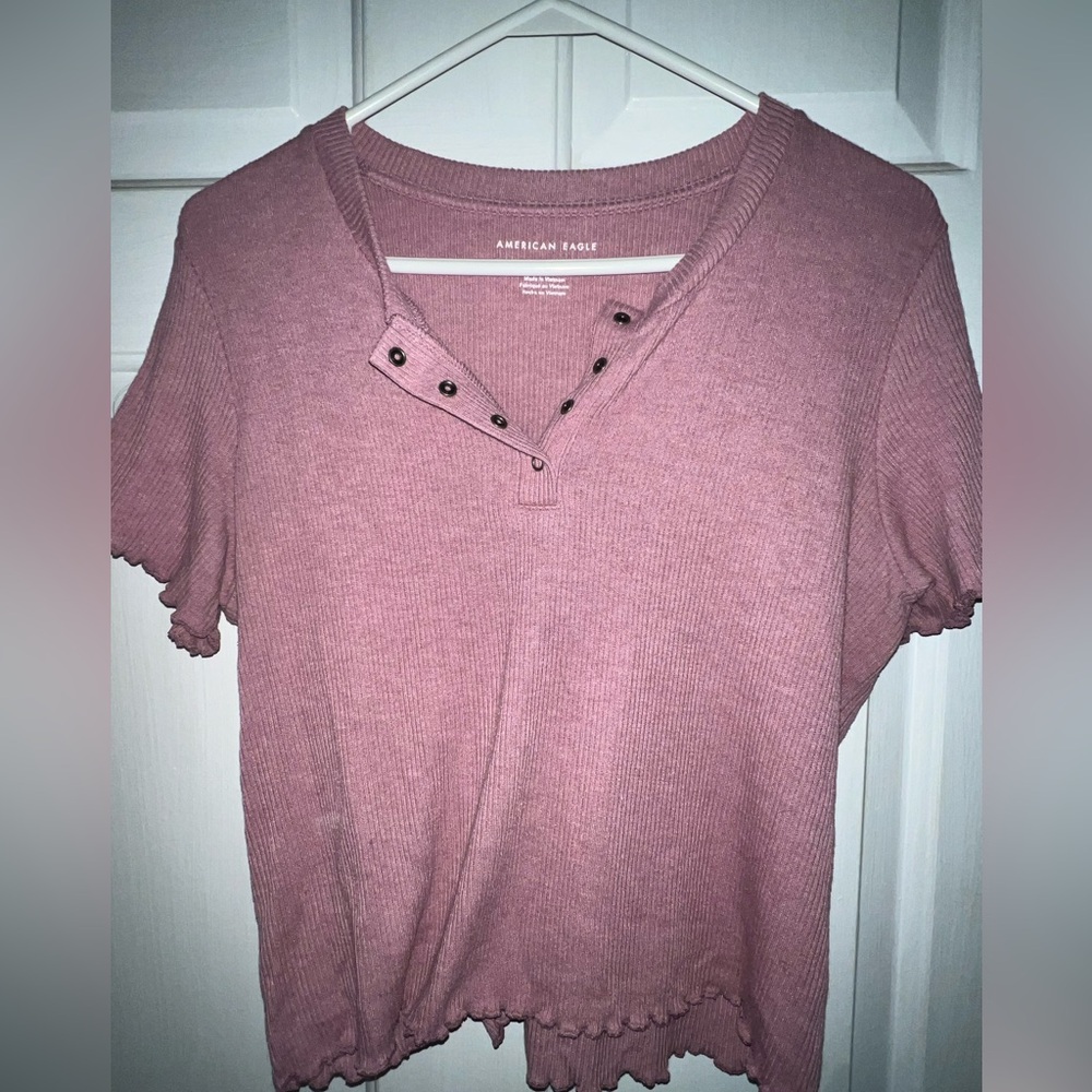 Pink American Eagle Top.